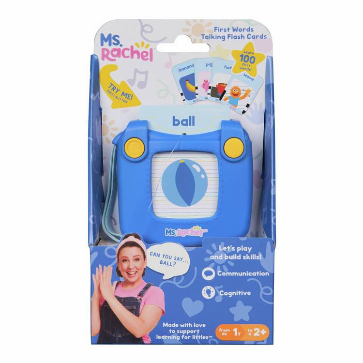 Ms. Rachel talking flash cards educational toy - British product