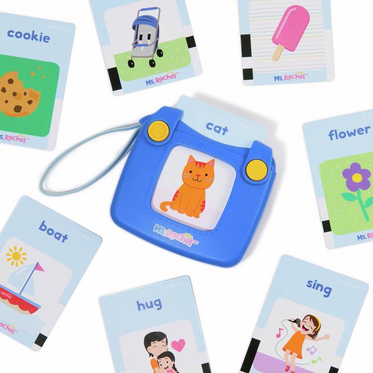 Ms. Rachel talking flash cards educational toy - British product
