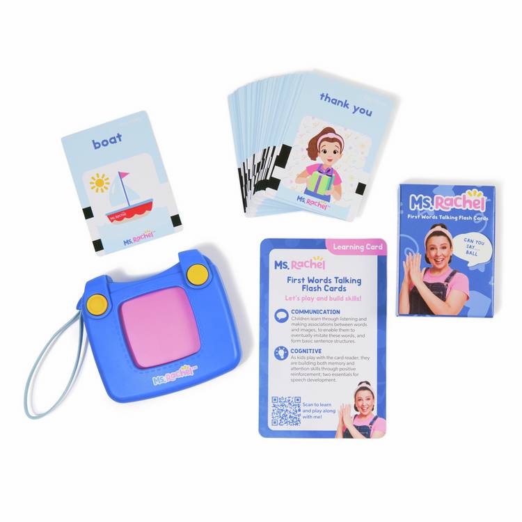 Ms. Rachel talking flash cards educational toy - British product