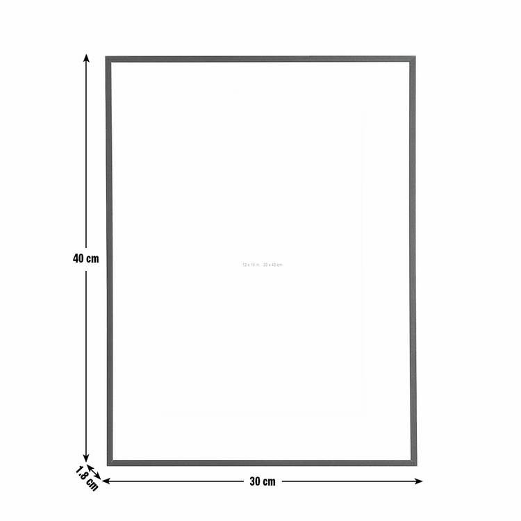 Argos Home black aluminium picture frame 30x40cm - British product