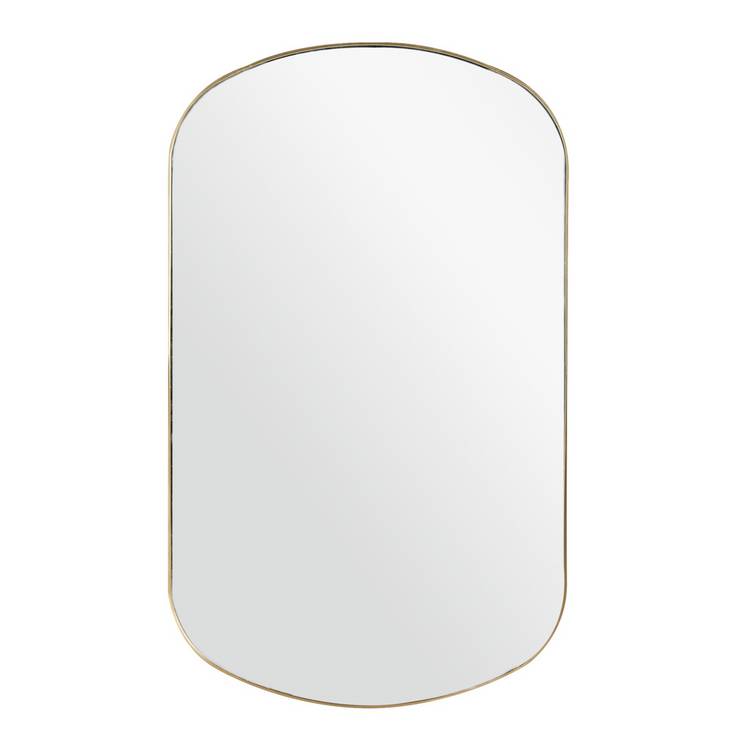 Habitat gold pill wall mirror 100x60cm - British product