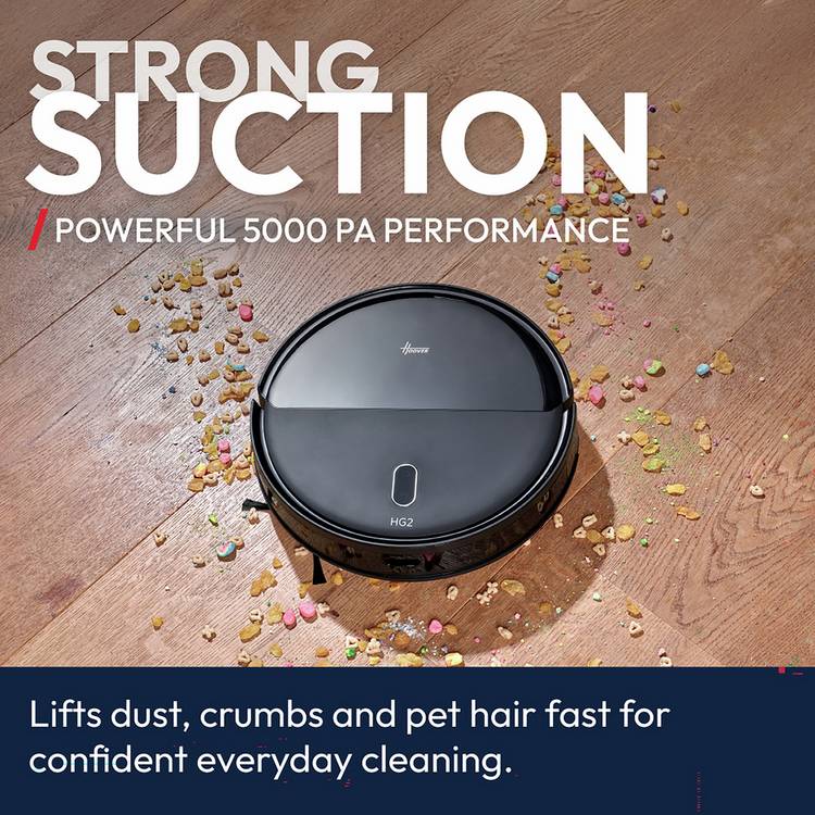 Hoover HG2 Turbo Slim robot vacuum cleaner and mop - British product