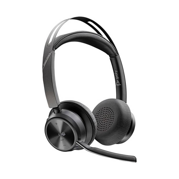 HP Poly Voyager Focus 2 headset black - British product