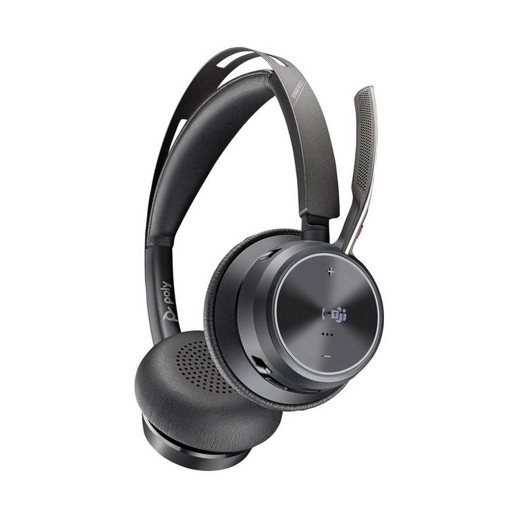 HP Poly Voyager Focus 2 headset black - British product