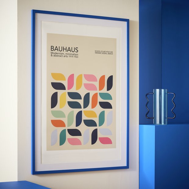 Habitat blue cobalt picture frame 70x100cm (British brand)
