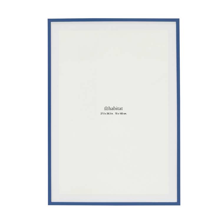 Habitat blue cobalt picture frame 70x100cm (British brand)