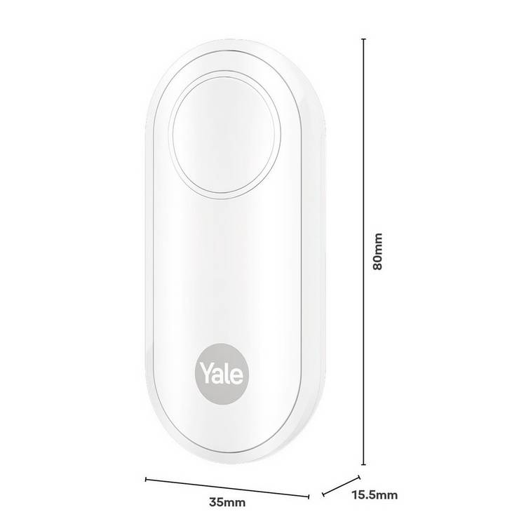 Yale Smart Button panic button doorbell compact smart home device, UK version