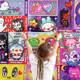 Sticki Rolls Jumbo Sticki giant foil stickers pack of 3 (British brand)