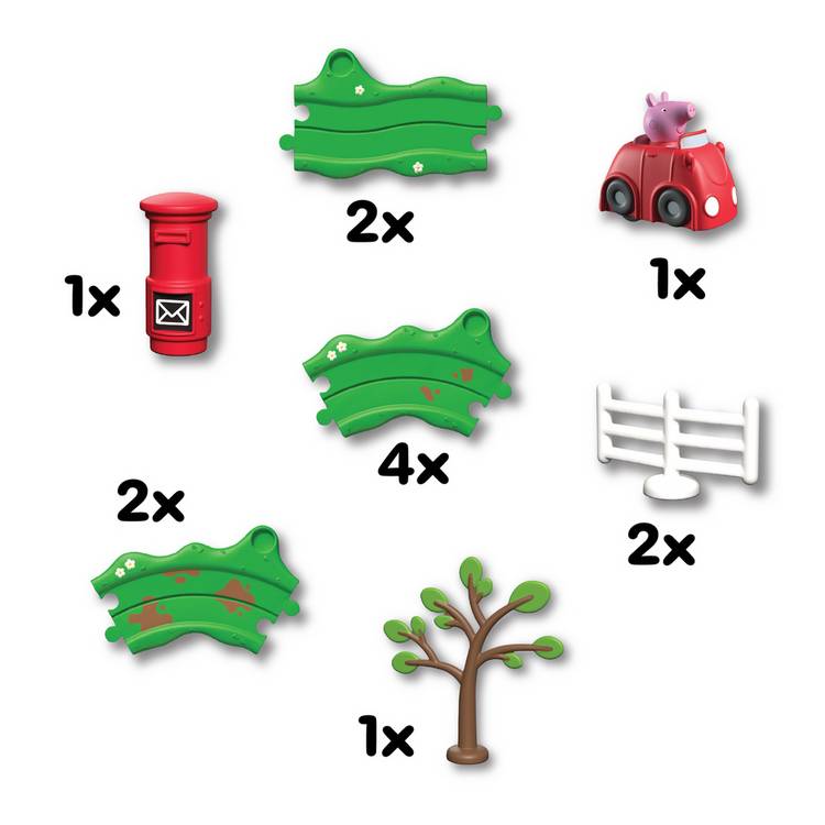 Peppa Pig Whizz Around car playset (British brand)