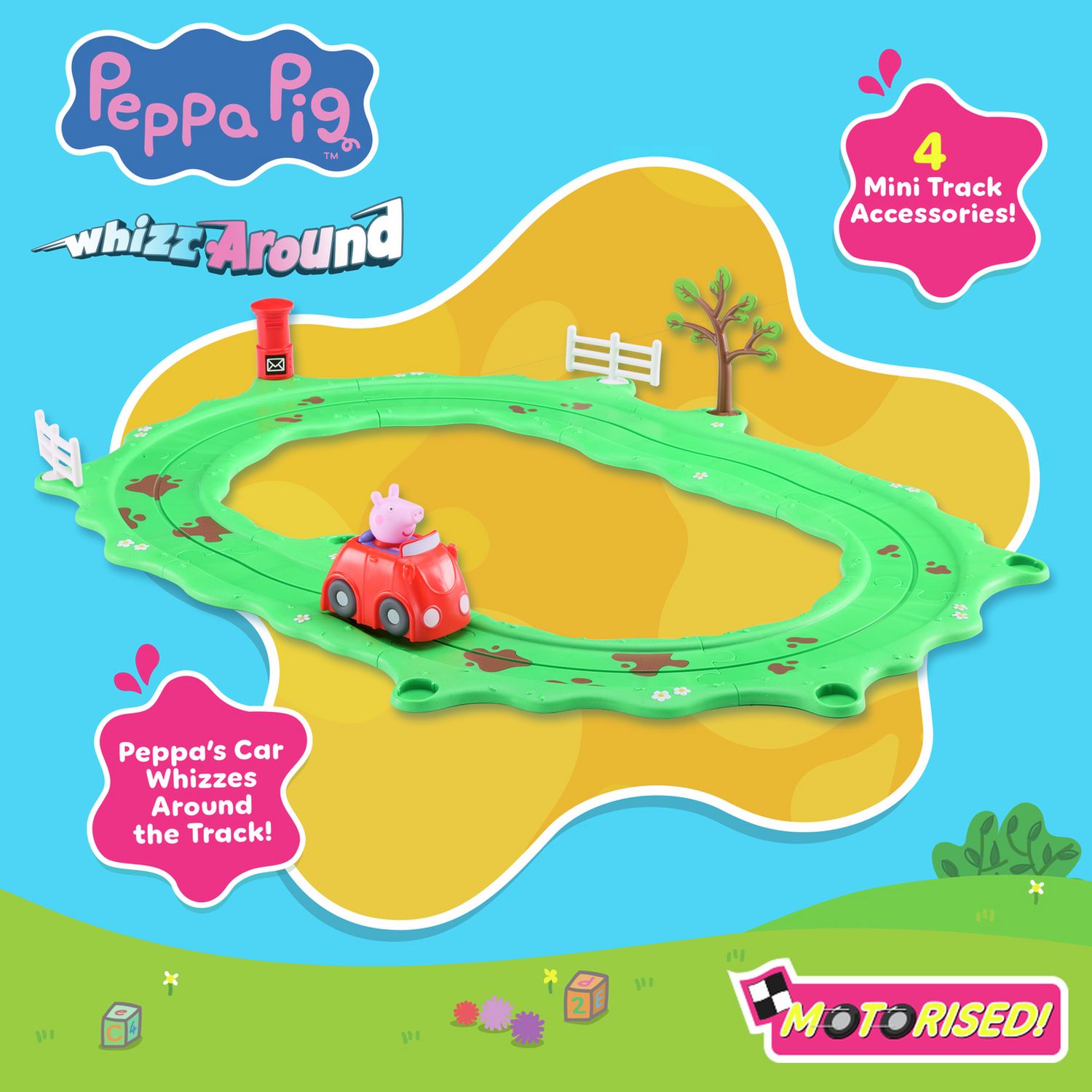 Peppa Pig Little Red Car playset 26cm (British brand)