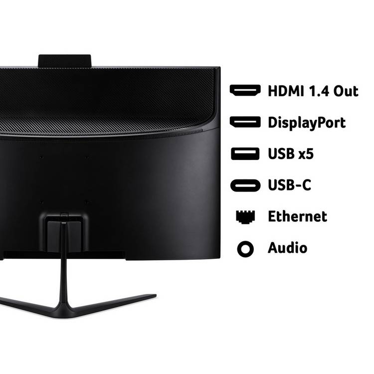 Acer 23.8in all-in-one PC Intel N150 8GB 256GB - British product