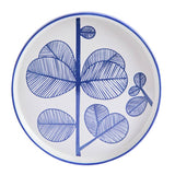 Habitat Blue Leaf 12-piece stoneware dinner set blue, UK version