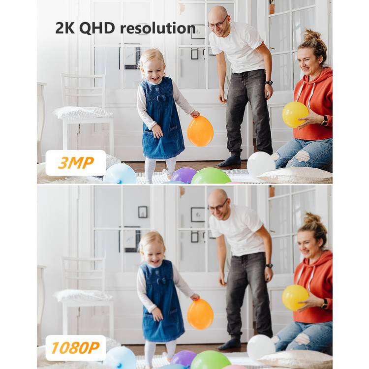 Imou REX 3D 2K indoor camera system, imported from the UK