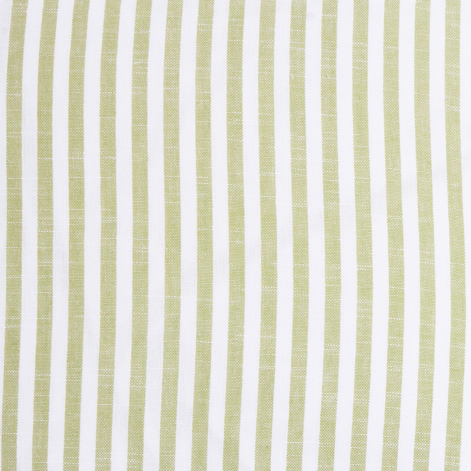 Habitat Stripe Ruffle Cushion - Olive - 43x43cm