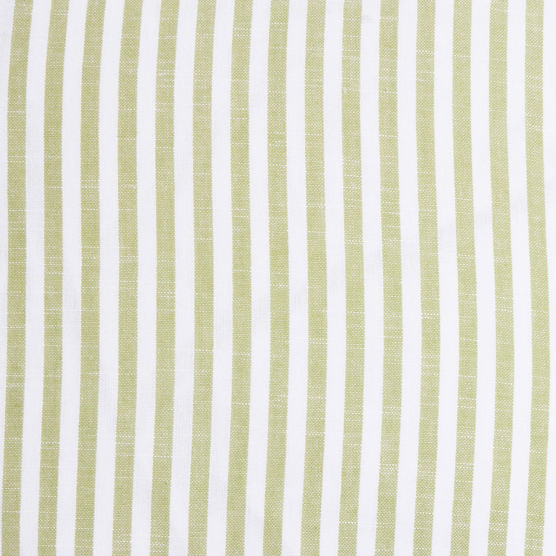 Habitat Stripe Ruffle Cushion - Olive - 43x43cm