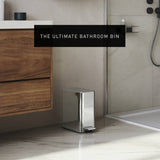 Simplehuman slim bathroom pedal bin 5L - British product