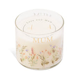 Argos Home floral candle wild sage rhubarb 10cm, imported from the UK