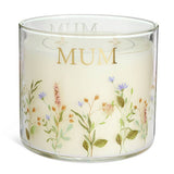 Argos Home floral candle wild sage rhubarb 10cm, imported from the UK