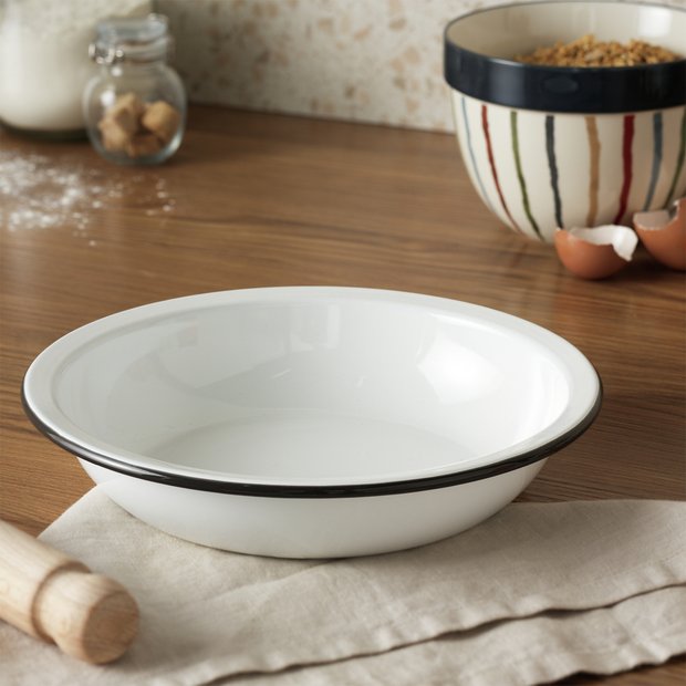 Argo Home enamel carbon steel pie dish 22cm - British product