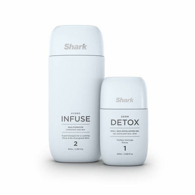 Argos Shark FacialPro Glow Detox + Hydrate Replenishment Skincare Set 20ml + 80ml- Buy online at McGrocer