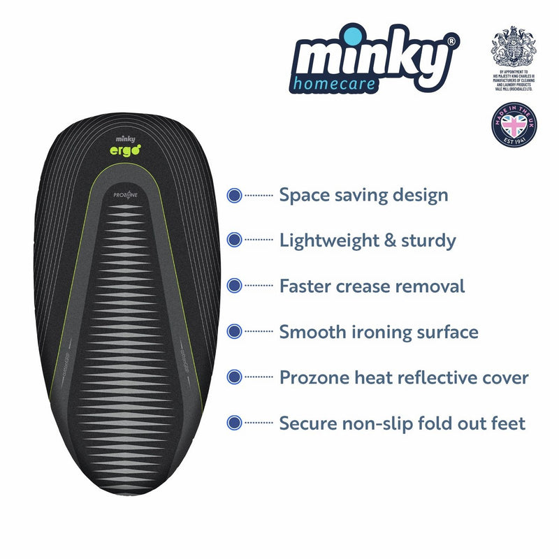 Minky ironing board black 70x38cm - British product