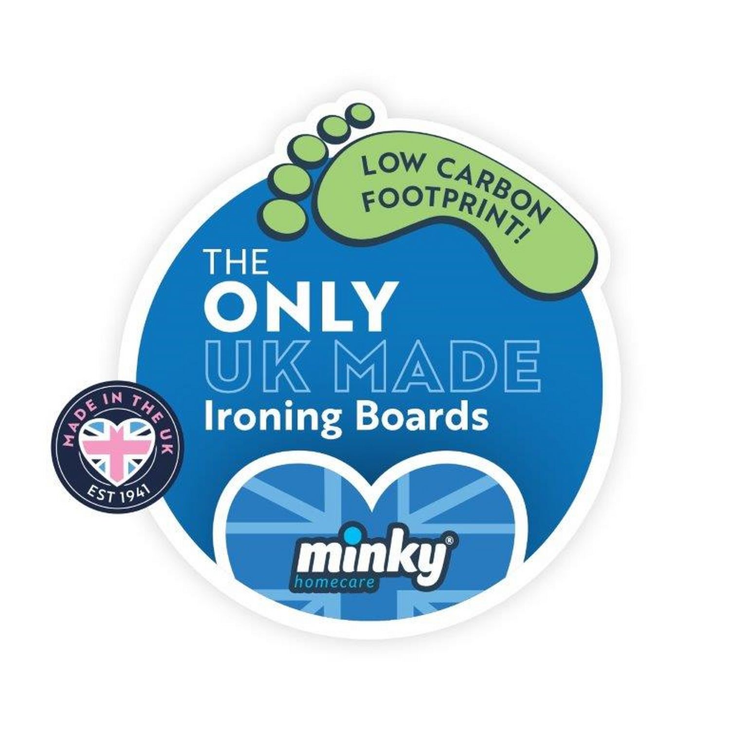 Minky ironing board black 70x38cm - British product