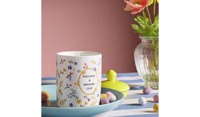 Argos Argos Home Wild Sage and Rhubarb Leaf Country Candle 43 Hour- Buy online at McGrocer