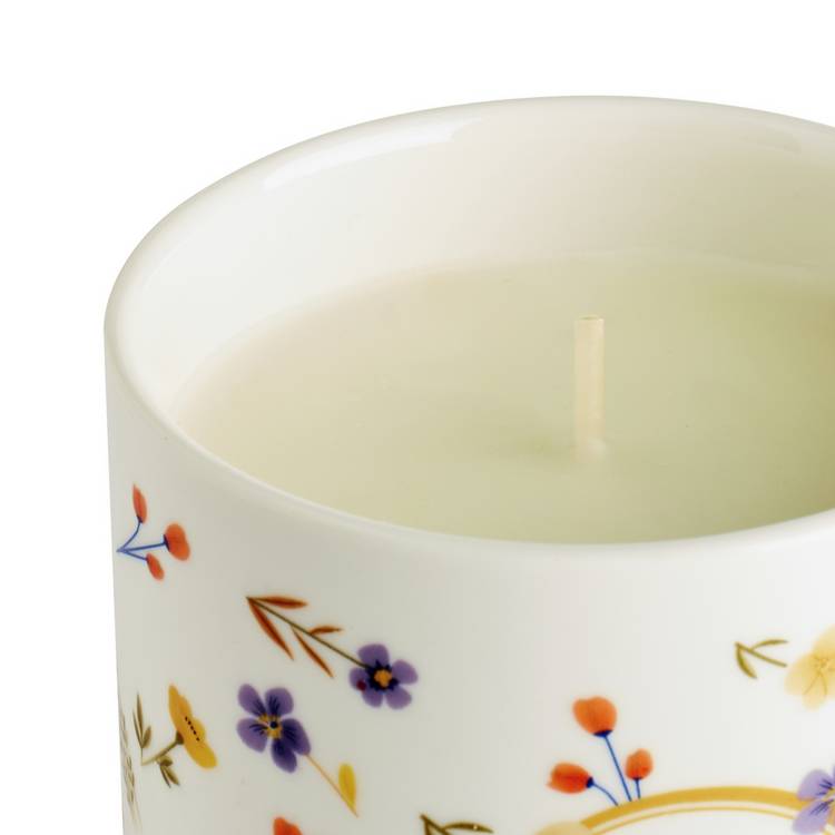 Argos Home wild sage rhubarb leaf candle, 43-hour burn (British brand)