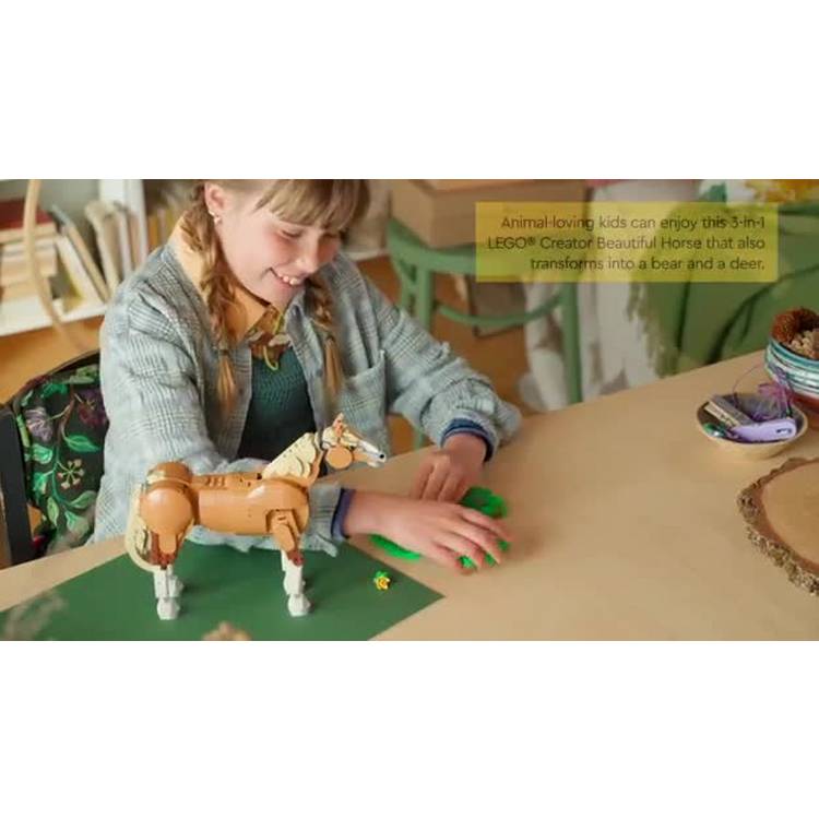 LEGO Creator 3in1 horse building set 685 pieces - British product