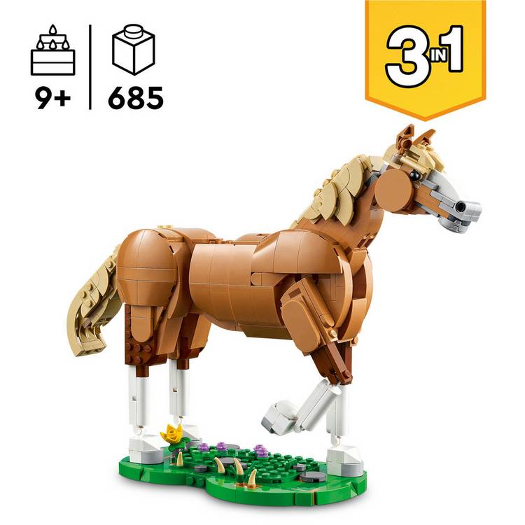 LEGO Creator 3in1 horse building set 685 pieces - British product