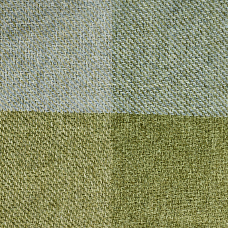 Argos Home Check Blackout Eyelet Curtains - Green - 168x183cm