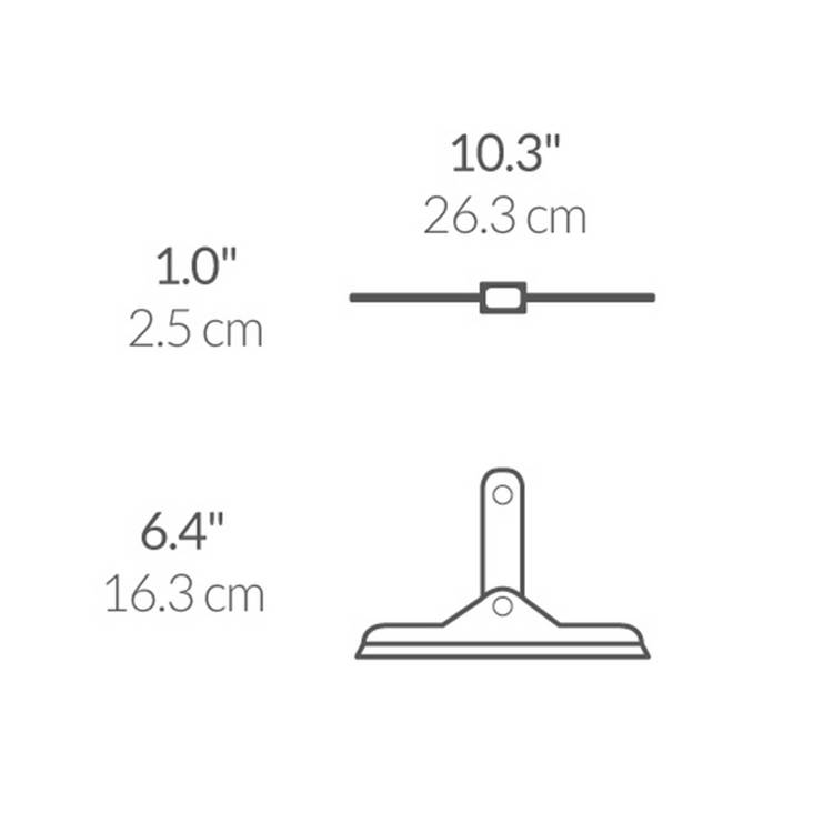 Simplehuman Foldaway Squeegee shower tool, UK version