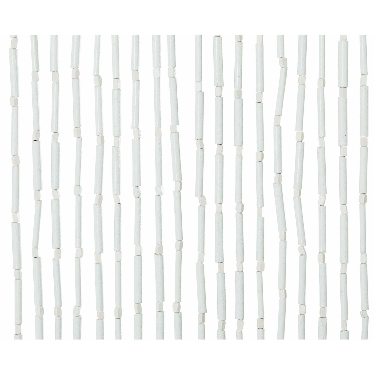 Little Black Book beaded door curtain white 91x190cm - British product