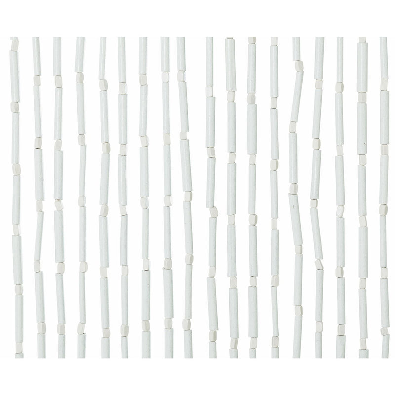Little Black Book beaded door curtain white 91x190cm - British product