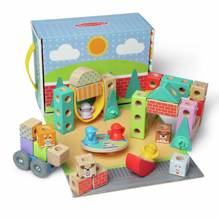 Melissa & Doug Blockables Town Play Set - British product