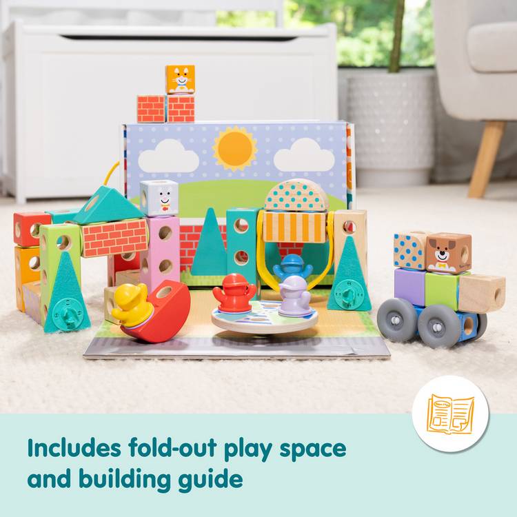 Melissa & Doug Blockables Town Play Set - British product