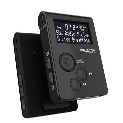Argos Majority Petersfield Go Portable DAB+/FM Pocket Radio - Black- Buy online at McGrocer