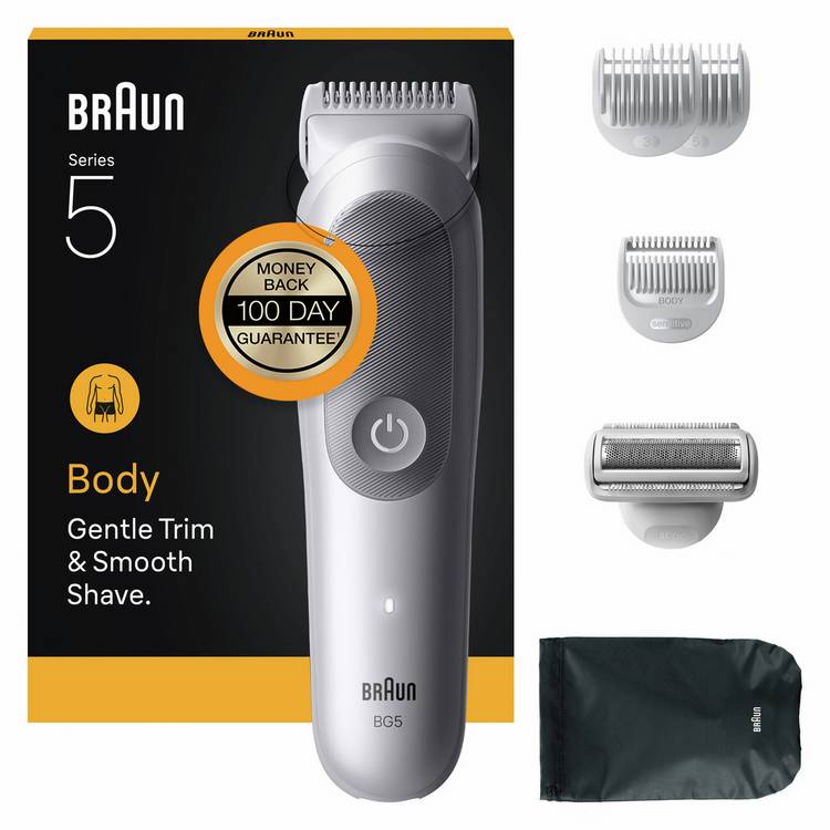 Braun BG5550 body groomer, imported from the UK
