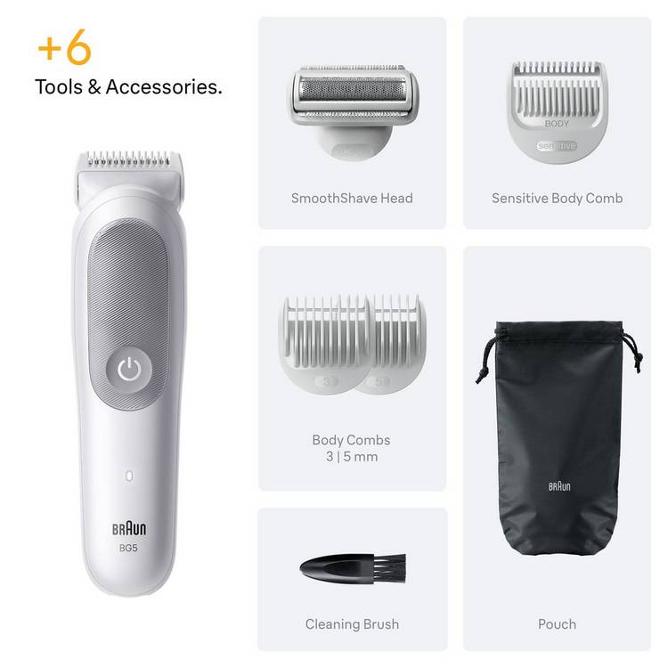 Braun BG5550 body groomer, imported from the UK