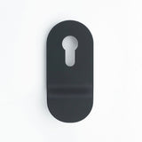 Yale Linus L2 pull escutcheon matte black (British brand)