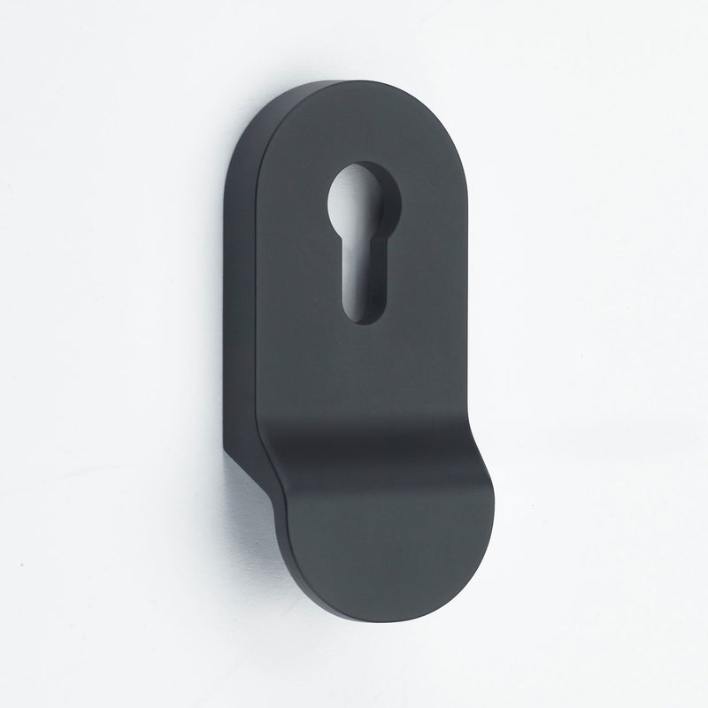 Yale Linus L2 pull escutcheon matte black (British brand)