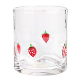 Argos Home strawberry glass tumbler 10cm - British product