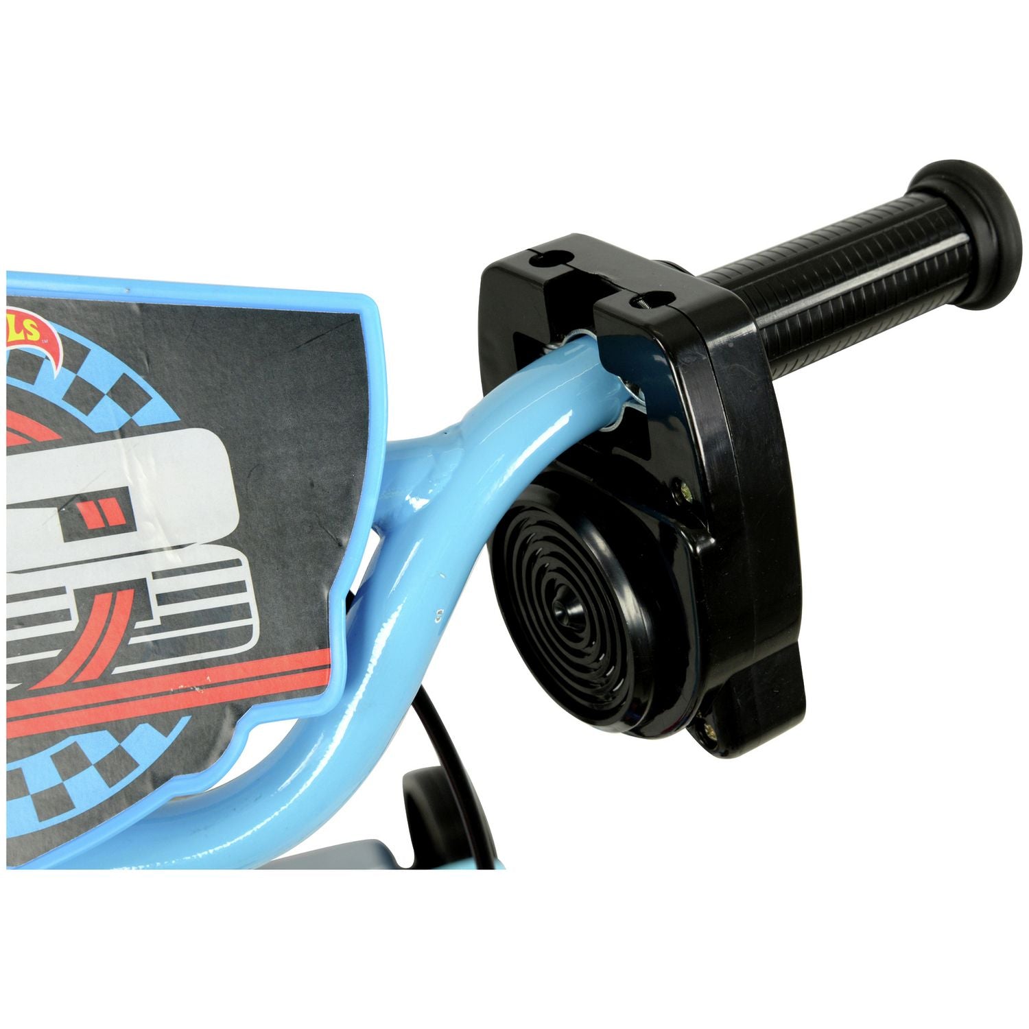 Hot Wheels 12-inch bike with revver noise maker, imported from the UK