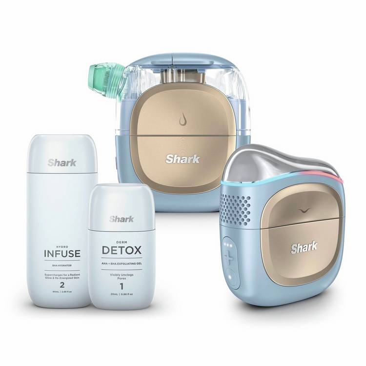 Shark FacialPro Glow and DePuffi Facial and Spa - Blue