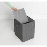 Brabantia grey black stackable laundry container box 35L - British product