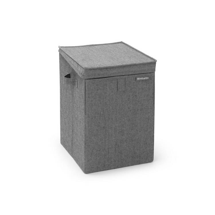 Brabantia grey black stackable laundry container box 35L - British product