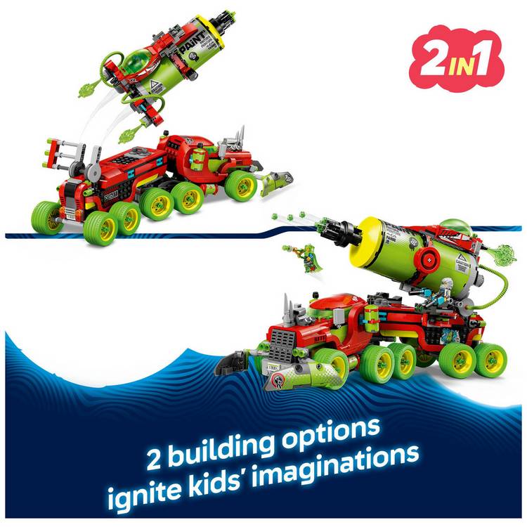 LEGO DREAMZzz Mateo's Spray Paint Truck building set 929 pieces, imported from the UK