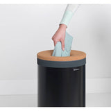Brabantia laundry bin black 35L, imported from the UK