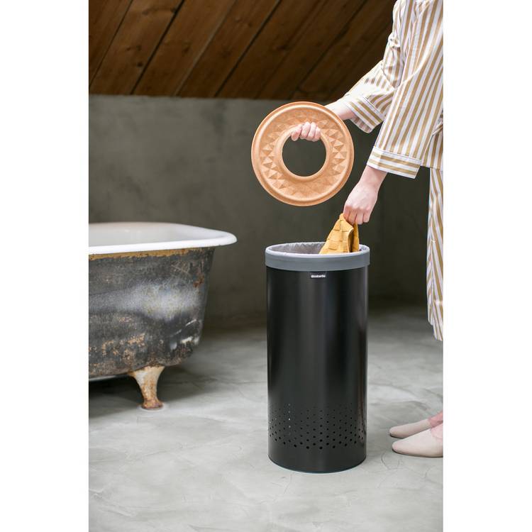 Brabantia laundry bin black 35L, imported from the UK