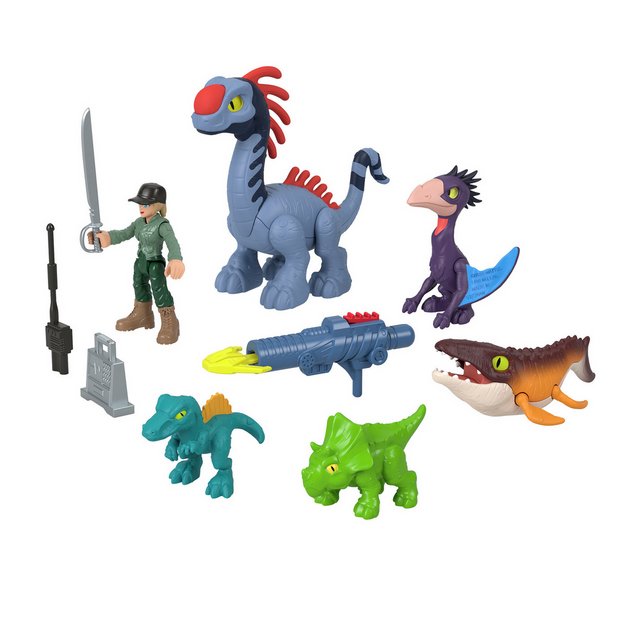 Fisher-Price Imaginext Jurassic World dinosaur figures set - imported from the UK